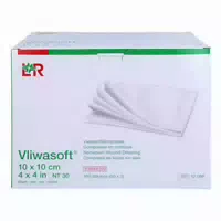 Vliwasoft Vlieskompressen Steril 10x10 Cm 6l 50x2 St