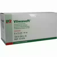 Vliwasoft Vlieskompressen 5x5cm 6 Lagig Steril