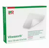Vliwasorb Superabsorb Wundverband 7,5x7,5 cm Steril