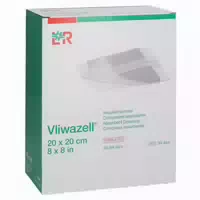 Vliwazell Saugkompressen Steril 20x20 Cm