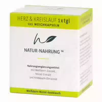 Natur Nahrung Herz & Kreislauf 1x Tgl Weichkapseln