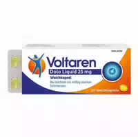 Voltaren Dolo Liquid 25 mg Weichkapseln, gegen Rückenschmerzen