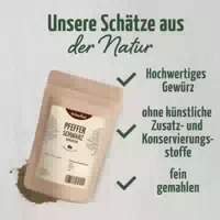 Pfeffer Schwarz Gemahlen 500g