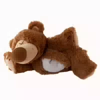 Warmies Wärmekissen Sleepy Bear Braun Herausnehmbarer Kräuter Korn Füllung 1 st