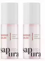 Wärmesalbe | Roll On 2er Set | Wärmebalsam Muskelverspannung Nacken Schulter | Sapura Health