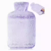 Mupas Wärmflasche 2l Vliesbezug Auslaufsicher Känguru Tasche 1 st