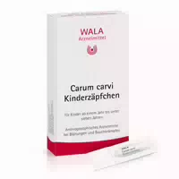 Wala Carum Carvi Comp Säuglingszäpfchen 10x1 g Säuglings Suppositorien