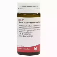 Rhus Toxicodendron E Foliis D 30 Globuli 20 g
