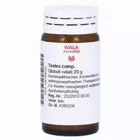 Wala Testes Comp Globuli 20 G Globuli