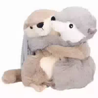 Warmies Wärmekissen Kuschelfreunde Otter 2er Set mit Lavendel Korn Füllung 1 st