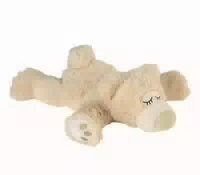 Warmies Wärmekissen Stofftiersleepy Bär Beige 100% Hirsefüllung