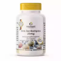 Warnke Vitalstoffe | Zink 3er Komplex 25mg