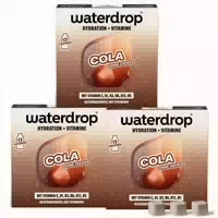 Waterdrop Microdrink Cola Trio – Verbesserte Rezeptur Getränkewürfel mit Vitaminen