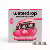 Waterdrop Microlyte Erdbeere Getränkewürfel mit Elektrolyten Sportgetränk