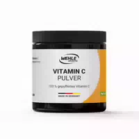 Wehle Sports Vitamin C Pulver Hochdosiert 820 mg Reines Vitamin C Pro Tagesdosis
