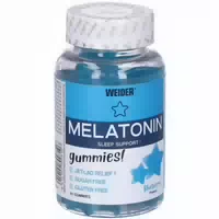 Weider Melatonin Sleep Support Gummies Blueberry