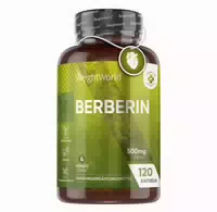 Berberin Kapseln 500 mg 120 Kapseln Natürliche Wellness Ergänzung Weightworld