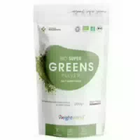 Bio Super Greens Pulver 200g Veganes Bio Protein Pulver Ist eine Biologische Proteinquelle & Steigert Ihre Vitalität