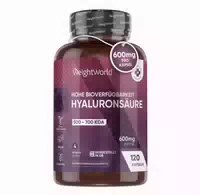 Hyaluronsäure 120 Kapseln für Junge Haut, Knochen und Gelenke Online Bestellen