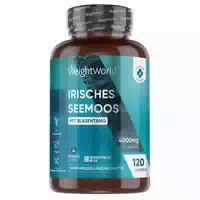 Hochdosierte Sea Moss Kapseln – 4000 mg für Ganzkörper Gesundheit Vegan & Glutenfrei | 120 Kapseln
