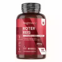 Roter Reis Kapseln gegen Hohen Cholesterinspiegel 180 Kapseln 250 Mg, Inkl 2,9 mg Monacolin K Natürliches Regulierung des Cholesterinspiegels