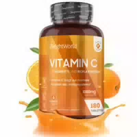 Vitamin C mit Hagebutte und Bioflavonoiden 180 Tabletten mit Ascorbinsäure Online Bestellen