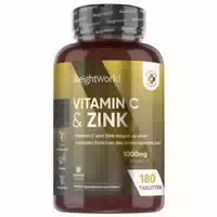 Vitamin C und Zink für das Immunsystem 1 000 Mg, 180 Tabletten Online Bestellen