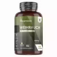 Weihrauch Kapseln 2000mg 180 Kapseln mit 6 Monate Vorrat für Mehr Vitalität, Beweglichkeit und Wohlbefinden