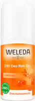 Weleda 24h Deo Roll On Granatapfel 24h Zuverlässiger Schutz & Sinnlicher Duft ohne Aluminiumsalze