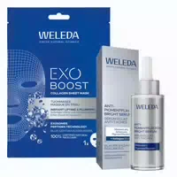 Weleda Anti Pigmentflecken Serum Weleda Exo Boost Tuchmaske