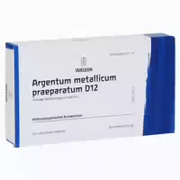 Argentum Metallicum Praeparatum D 12 Amp 8 st