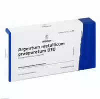 Weleda Argentum Metallicum Praeparatum D 30 Ampullen 8 St Ampullen