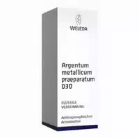 Argentum Metallicum Praeparatum D 30 Dilution 20 ml