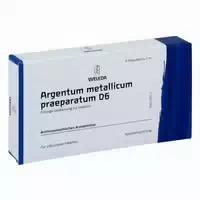 Weleda Argentum Metallicum Praeparatum D 6 Ampullen 8 st Ampullen