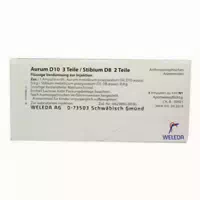 Weleda Aurum D 10 Stibium D 8 Ampullen 8x1 Ml Ampullen