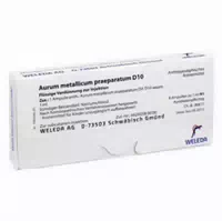 Weleda Aurum Metallicum Praeparatum D 10 Ampullen 8 St Ampullen