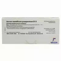 Aurum Metallicum Praeparatum D 15 Ampull