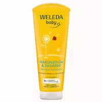 Weleda Baby Waschlotion & Shampoo Calendula Reinigt Haut & Haare Schonend, Mild Zu Den Augen