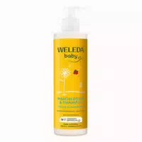 Weleda Baby Waschlotion & Shampoo Calendula 200 Ml Duschgel