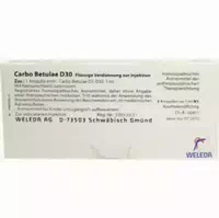Carbo Betulae D 30 Ampullen 8x1 Ml