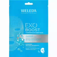 Weleda Exo Boost Hydrobounce Tuchmaske mit Hyaluronsäure und Exosomes Peptides Technology
