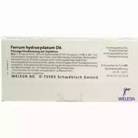 Weleda Ferrum Hydroxydatum D 6 Ampullen 8x1 ml Ampullen