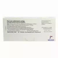 Weleda Ferrum Sidereum Comp Ampullen 8x1 Ml Ampullen