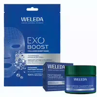Weleda Festigende Tagespflege Weleda Exo Boost Tuchmaske