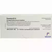 Weleda Formica D 12 Ampullen 8x1 ml Ampullen