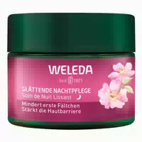 Weleda Glättende Nachtpflege Wildrose & Weißer Tee Stärkt Die Hautbarriere, Mindert Erste Fältchen