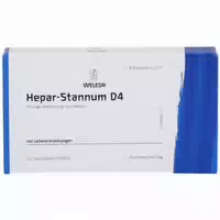 Weleda Hepar Stannum D 4 Ampullen 8 st Ampullen