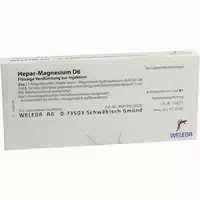 Weleda Hepar Magnesium D 6 Ampullen 8x1 ml Ampullen