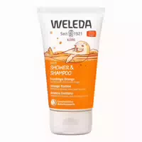 Weleda Kids 2in1 Shower & Shampoo Fruchtige Orange 150 Ml Duschgel
