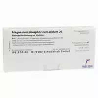 Weleda Magnesium Phosphoricum Acidum D 6 Ampullen 8x1 Ml Ampullen